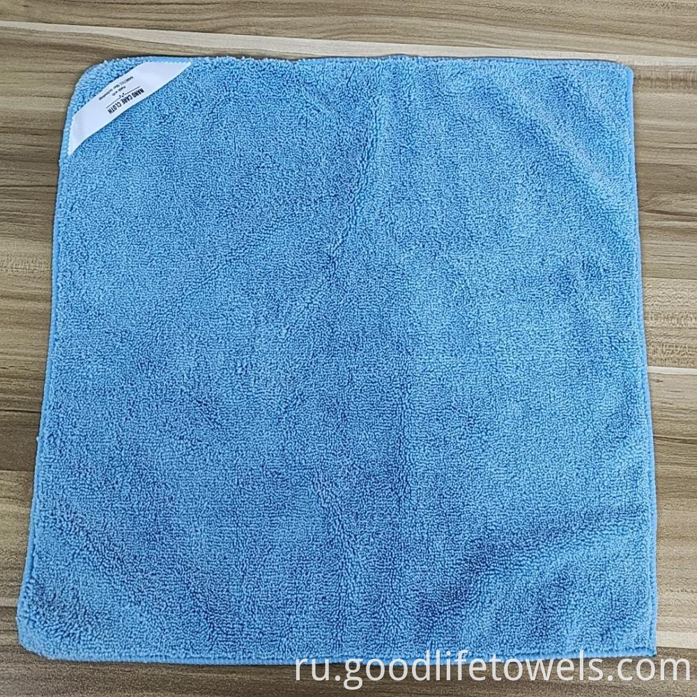 350gsm 40x40cm Car Cleaning Cloth Microfiber Towel